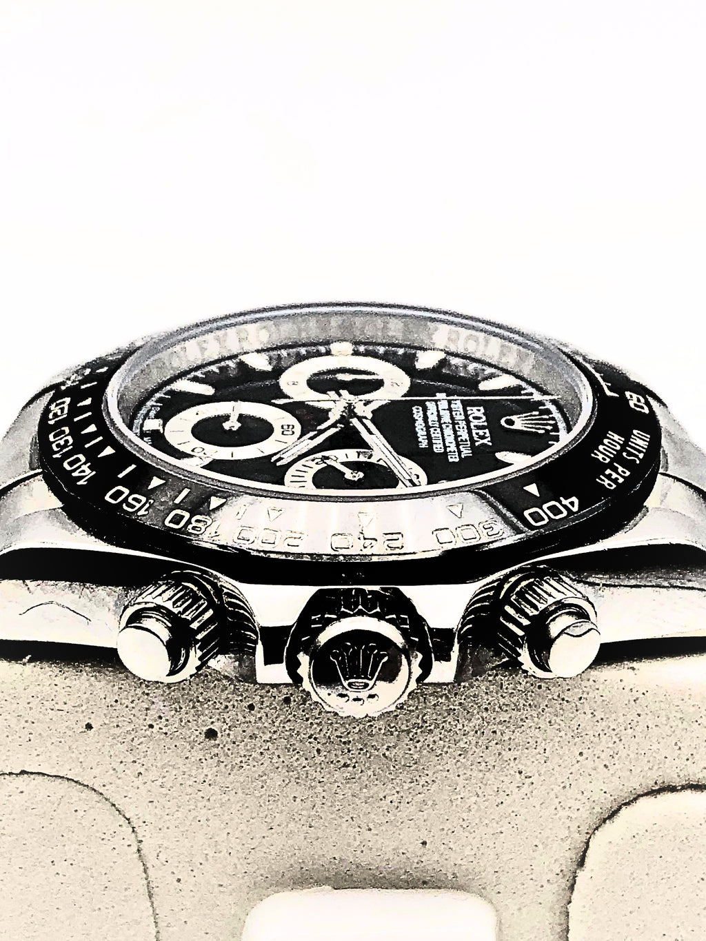 Elovris | Rolex Daytona Black Dial Chronograph – AAA+ Premium Replica | Élovris~ Same Like Original