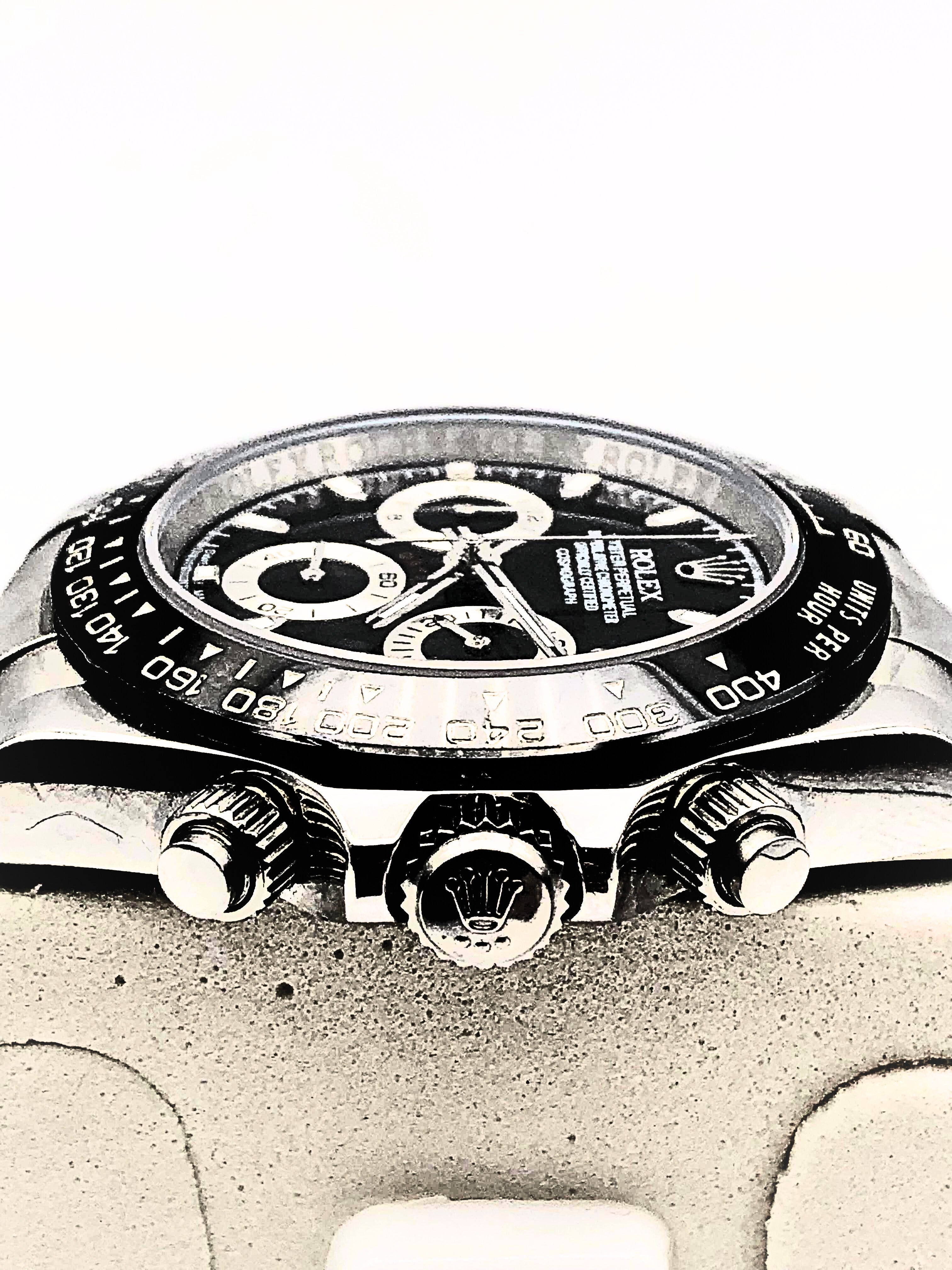 Elovris | Rolex Daytona Black Dial Chronograph – AAA+ Premium Replica | Élovris~ Same Like Original