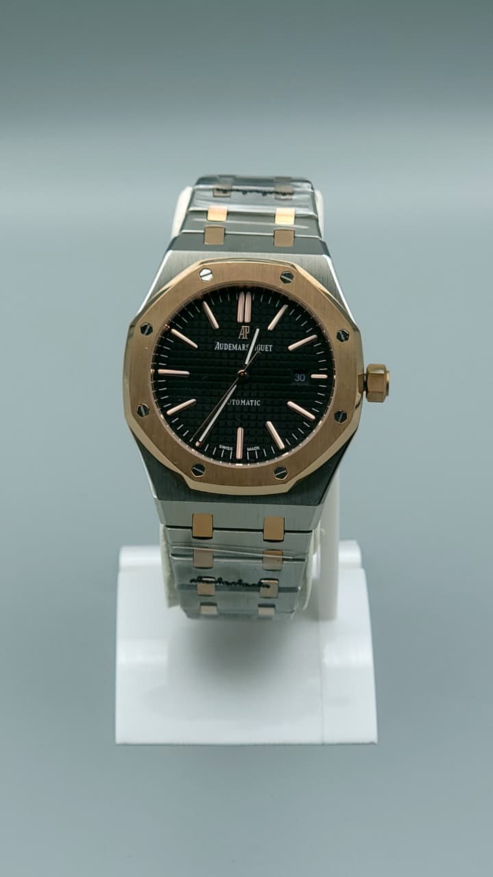 Elovris | Audemars Piguet Royal Oak Two-Tone Stainless Steel & Rose Gold – AAA+ Premium Replica | Timeless Icon of Luxury | Élovris