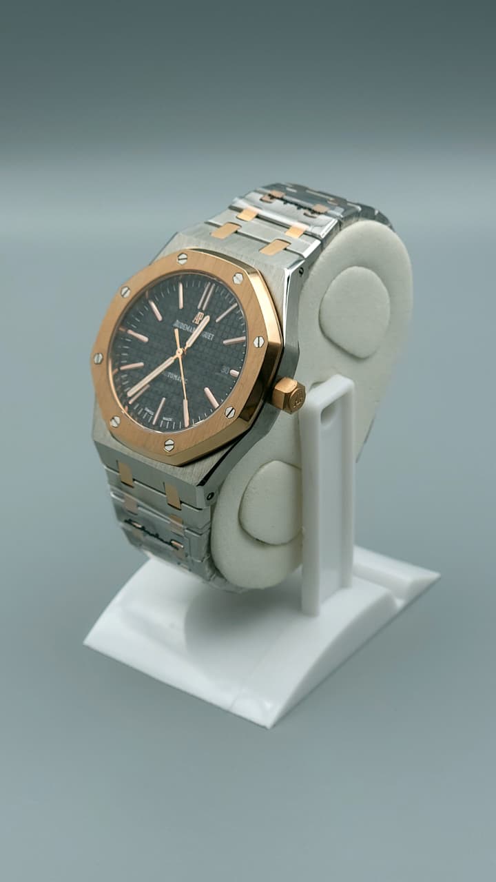 Elovris | Audemars Piguet Royal Oak Two-Tone Stainless Steel & Rose Gold – AAA+ Premium Replica | Timeless Icon of Luxury | Élovris