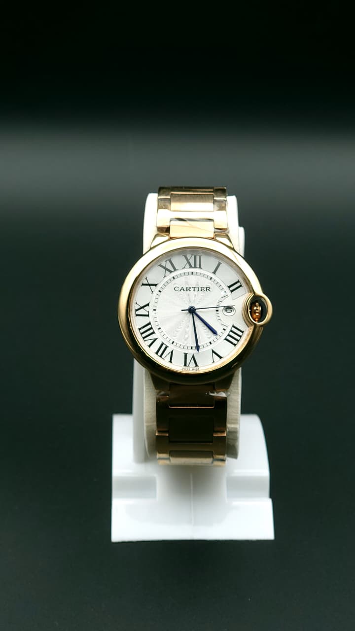 Elovris | Cartier Ballon Bleu de Cartier Gold-Tone Roman Dial | Élovris AAA+ Job-Lotted Replica – Same Like Original