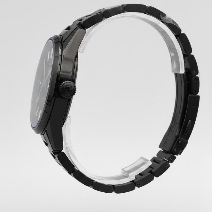 Elovris | Tag Heuer Carrera Black Dial & Presidential Strap – AAA+ Premium Replica | Modern Racing Elegance |  Élovris ~ Same liek original