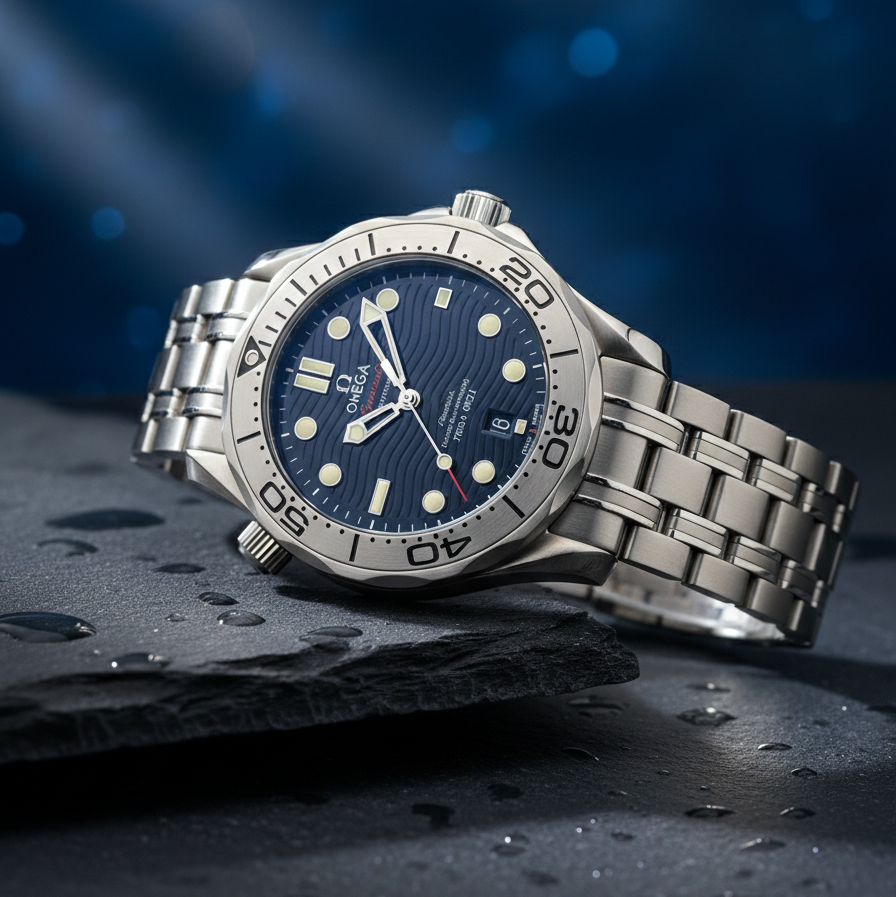 Elovris | Omega Seamaster Diver 300M James Bond Edition – AAA+ Job-Lotted Italian Replica | Élovris Luxury Watches
