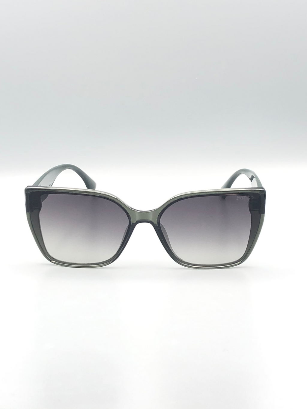 Elovris | Parto Cat-eye Frame Glasses – Olive Green | UV & Scratch Protected | Elovris