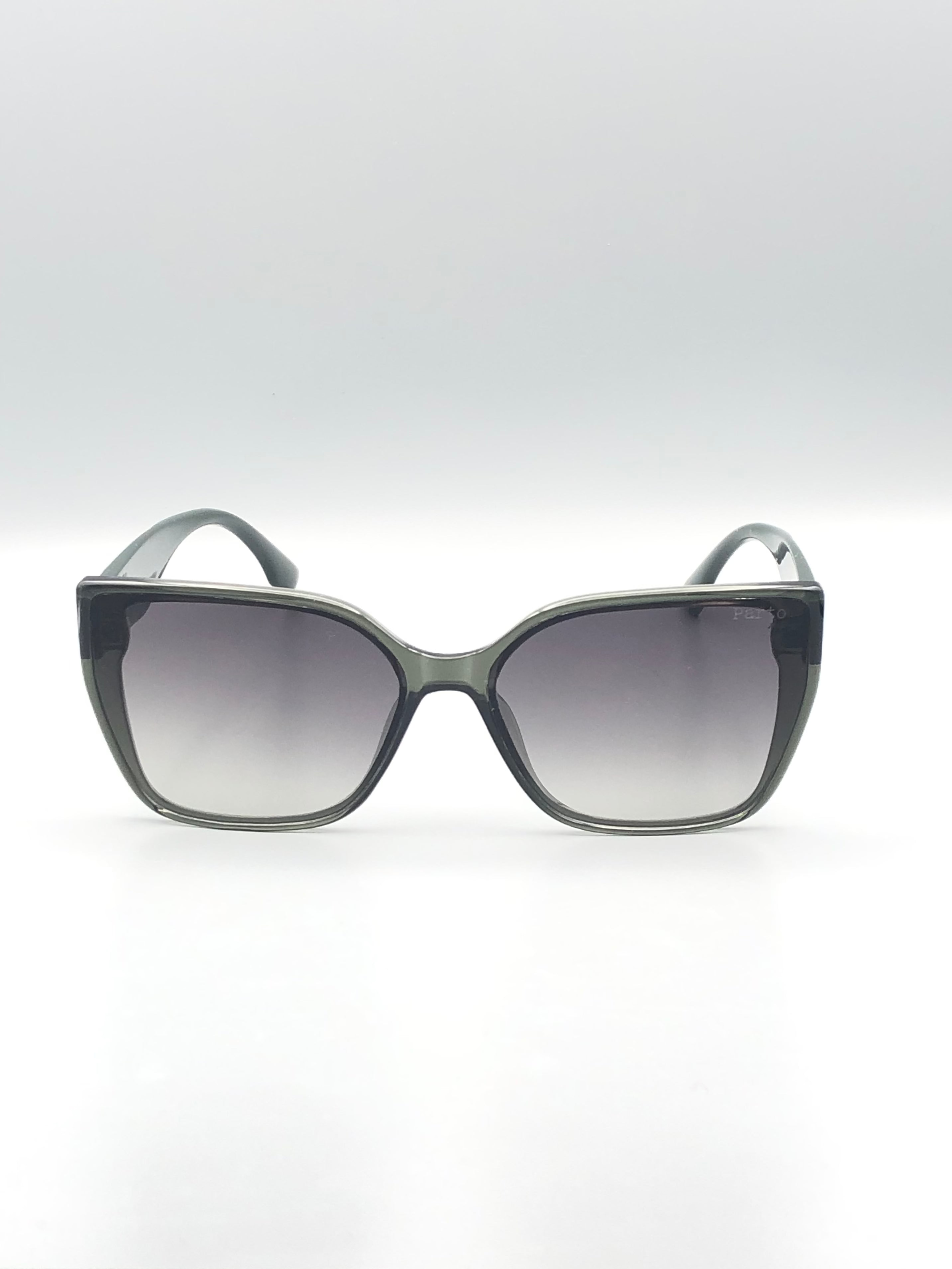 Elovris | Parto Cat-eye Frame Glasses – Olive Green | UV & Scratch Protected | Elovris