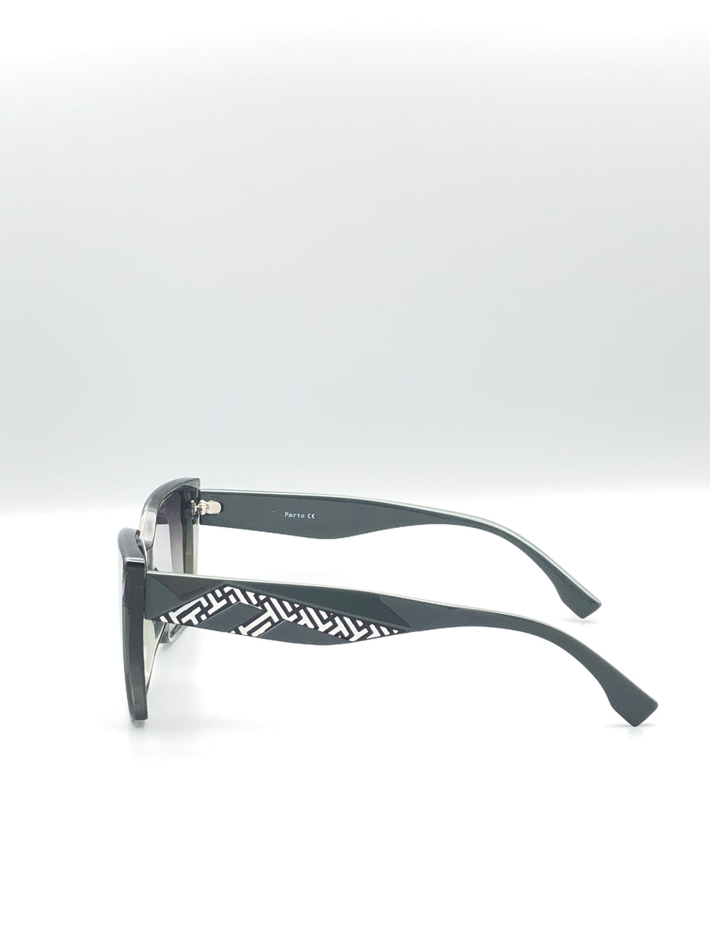 Elovris | Parto Cat-eye Frame Glasses – Olive Green | UV & Scratch Protected | Elovris