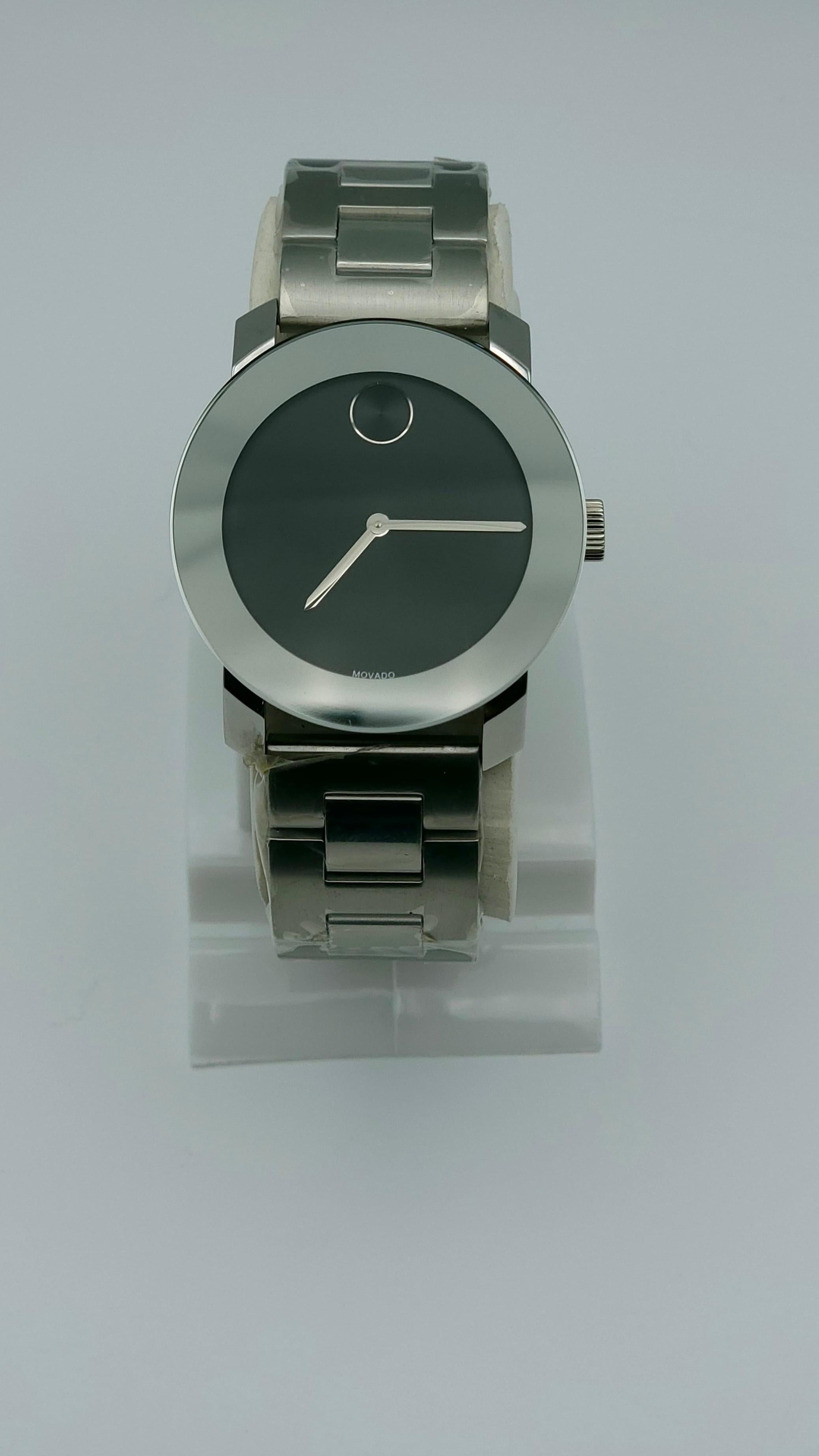 Elovris | Movado Bold Watch Black Dial 42mm Presidential Bracelet – AAA+ Job-Lotted Italian Replica | Élovris Premium Same-Like-Original Edition