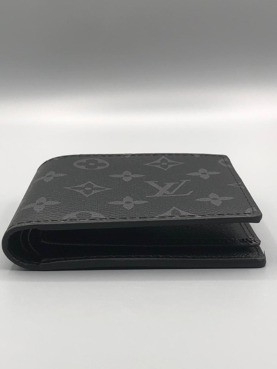 Elovris | Louis Vuitton Damier Graphite Black Wallet | Premium Leather AAA Super Clone – Élovris Job-Lotted Italian Crafted