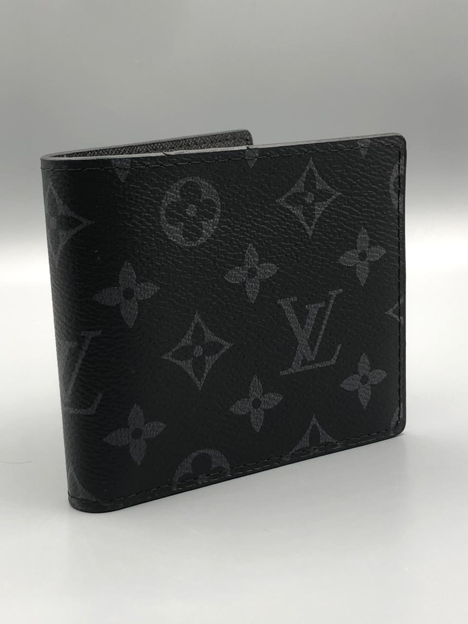 Elovris | Louis Vuitton Damier Graphite Black Wallet | Premium Leather AAA Super Clone – Élovris Job-Lotted Italian Crafted