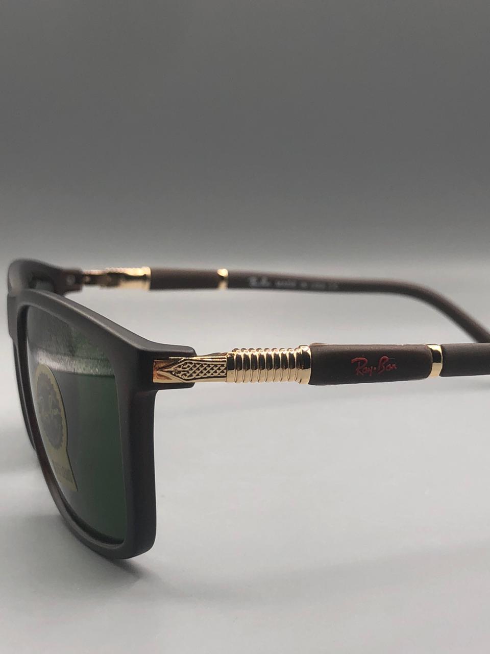Elovris | Ray-Ban RB8012 Sunglasses – U.S.-Made A-Class Copy with Gold Detailing & UV Protected G-15 Lenses | Élovris Heritage Collection