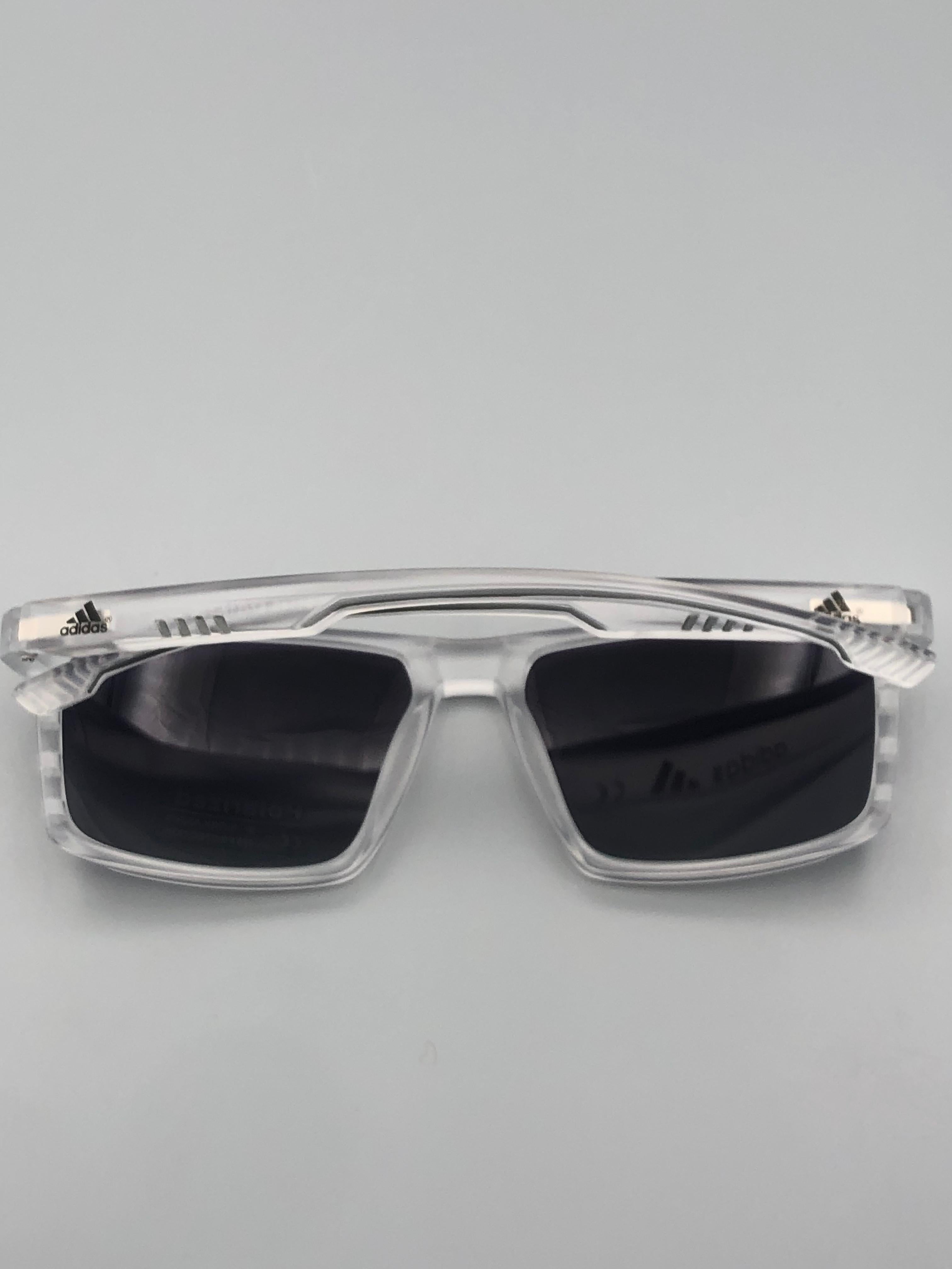 Adidas Premium Transparent Frame Polarized Sunglasses – UV Protection | Élovris Exclusive Eyewear Collection