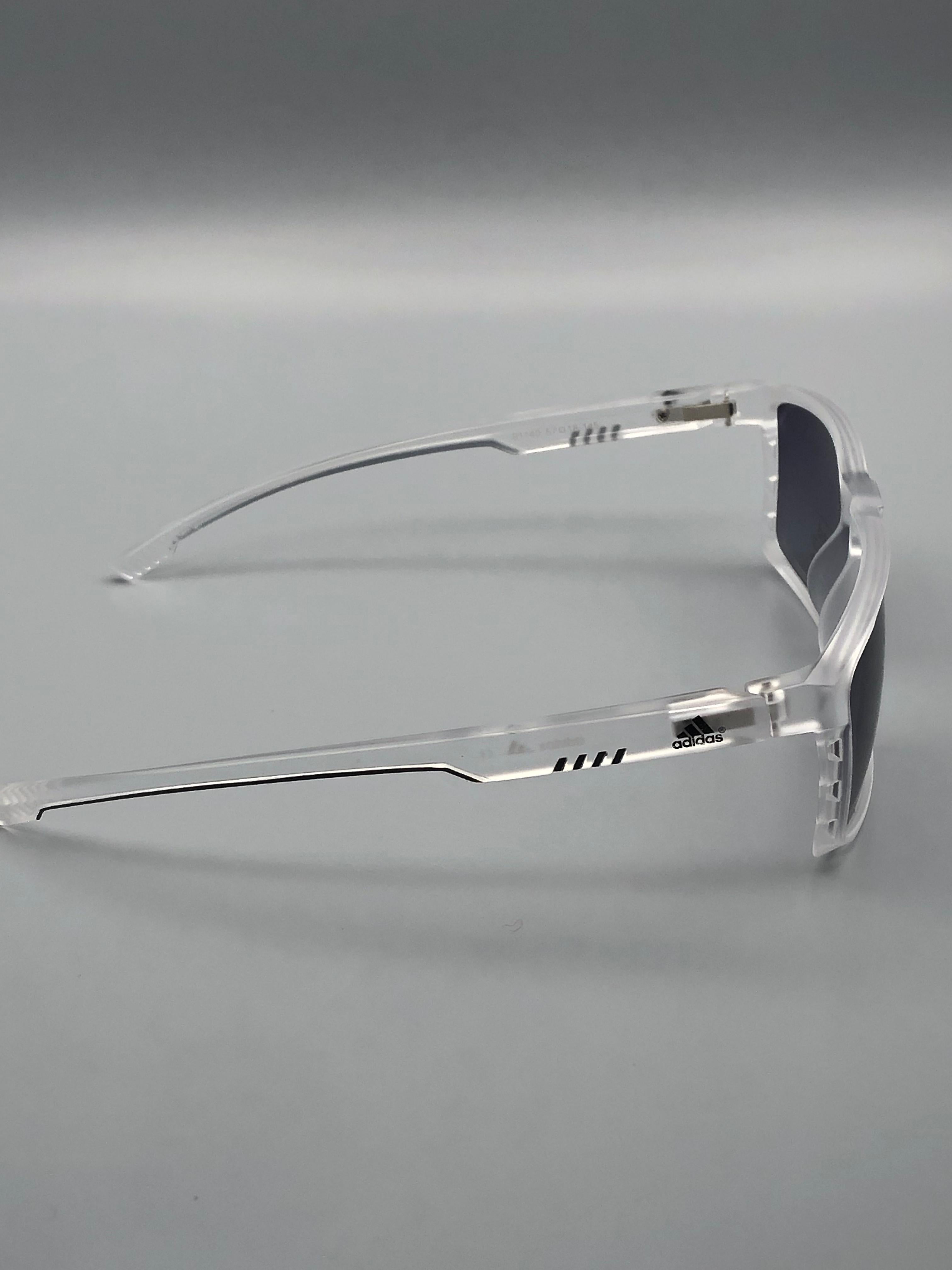 Adidas Premium Transparent Frame Polarized Sunglasses – UV Protection | Élovris Exclusive Eyewear Collection