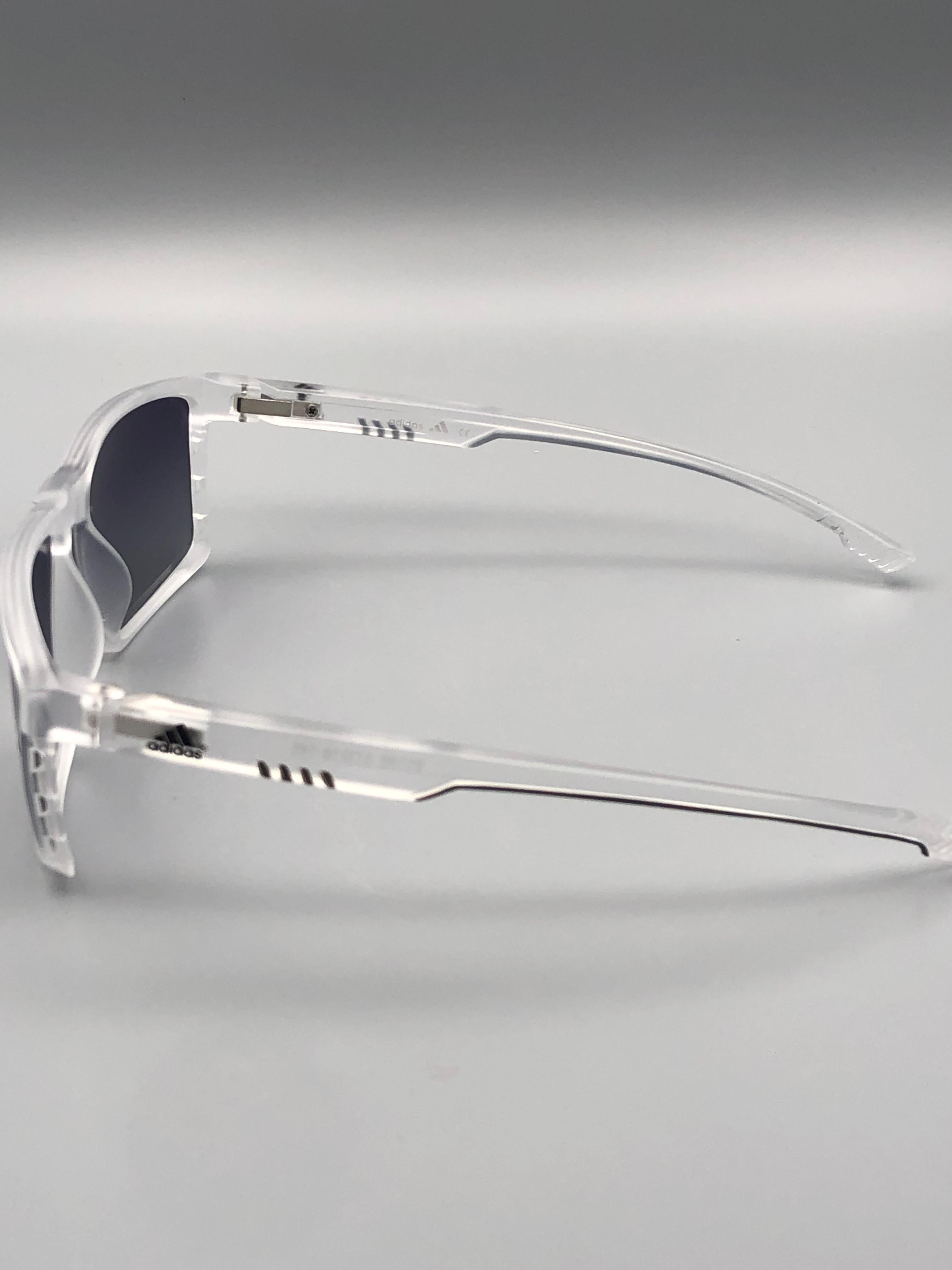 Adidas Premium Transparent Frame Polarized Sunglasses – UV Protection | Élovris Exclusive Eyewear Collection