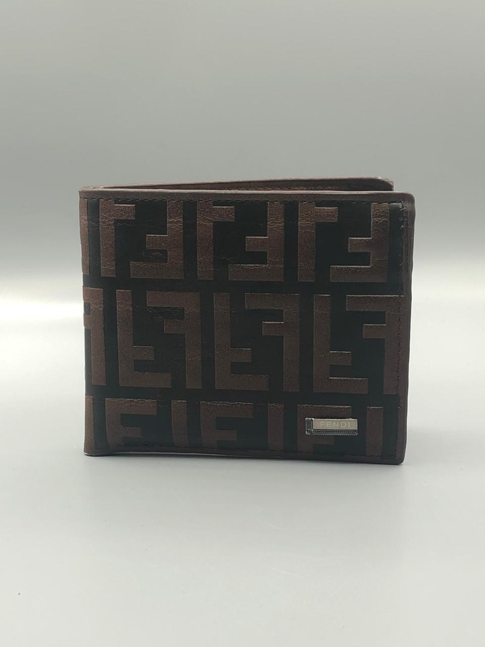 Elovris | Fendi Premium Leather Wallet for Men | Italian Craft | Luxury First Copy | Élovris Luxury Wallets