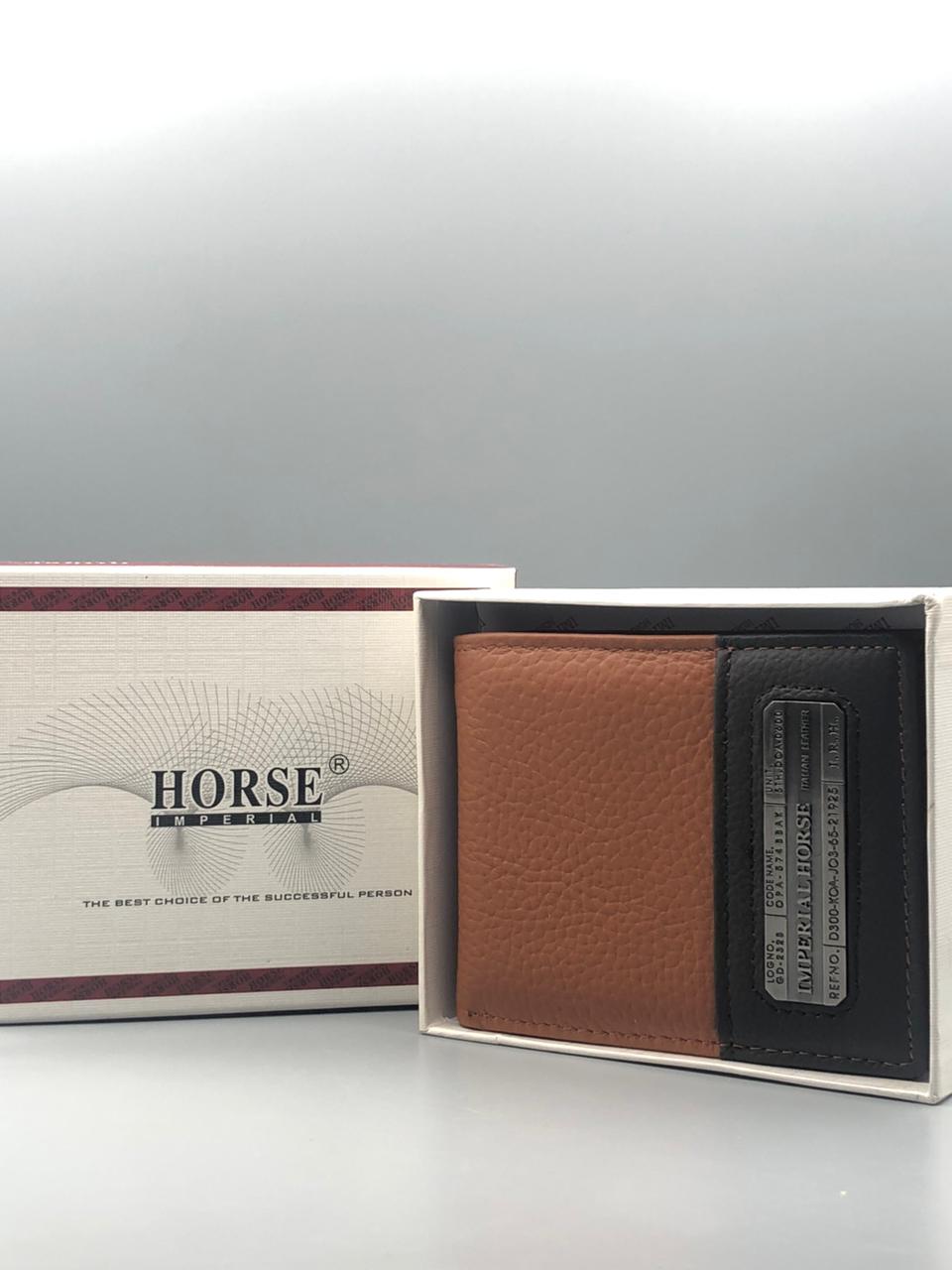 Elovris | Imperial Horse Genuine Leather Wallet – Camel Brown | Premium Men’s Wallet with Steel Brand Plate | Élovris Luxury Wallets