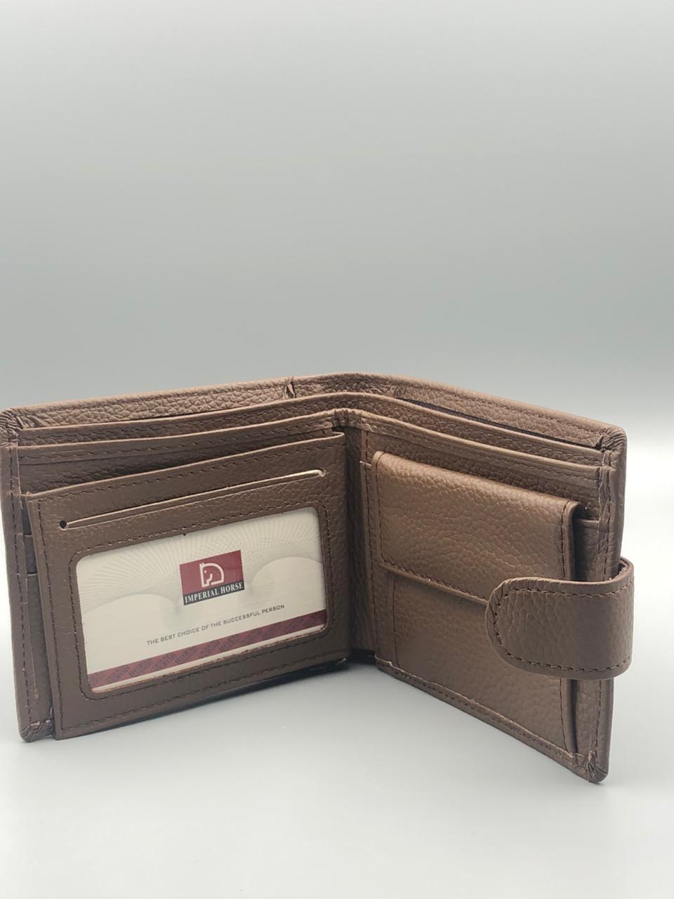 Elovris | Imperil Horse Premium Job-lotted Dark Brown Original leather Wallet | Élovris Luxury Wallets