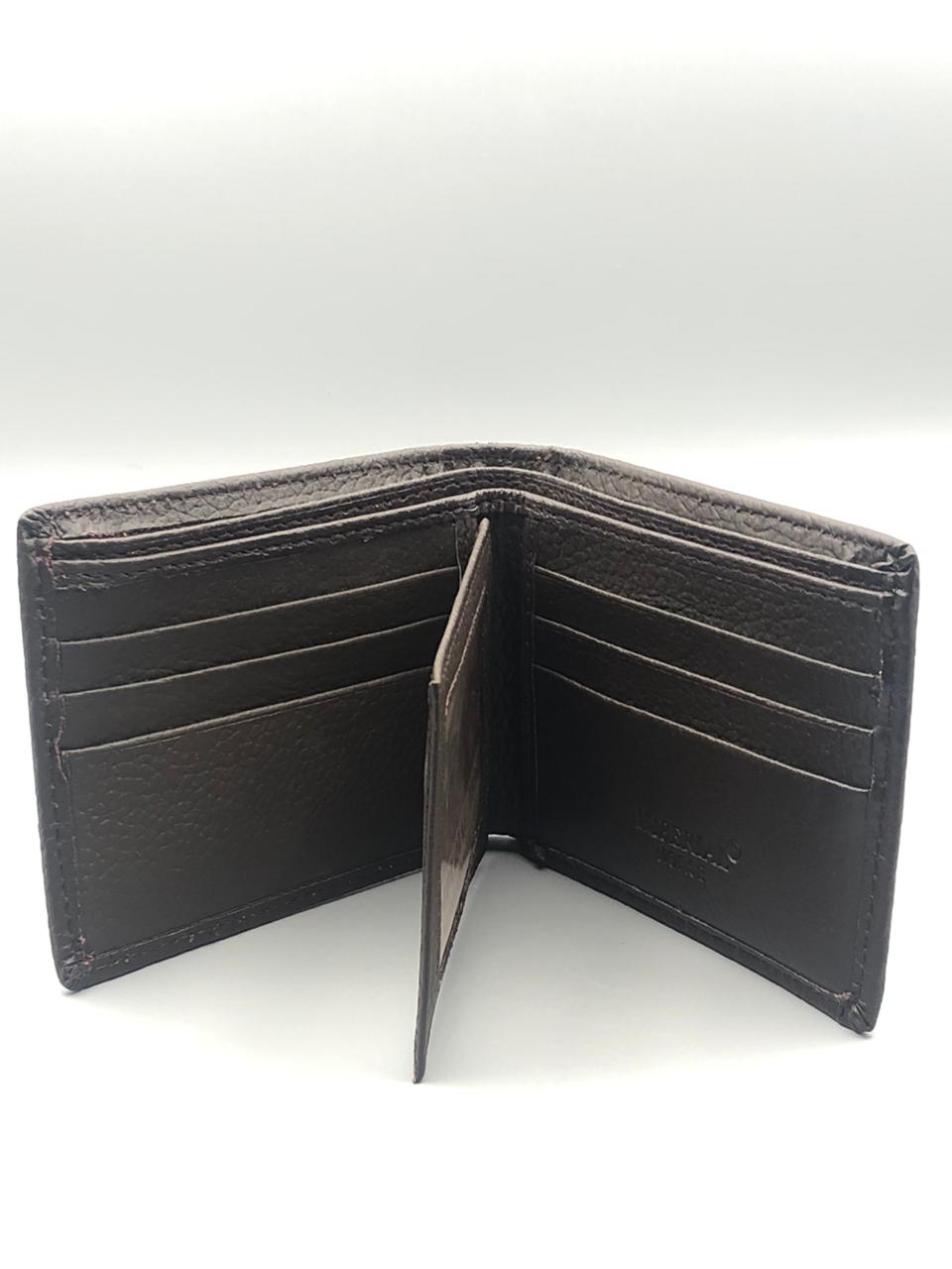 Elovris | Imperial Horse Black Genuine Leather Wallet | Steel Plate Edition | Premium Job-Lptted Men’s Wallets | Élovris Luxury Wallets