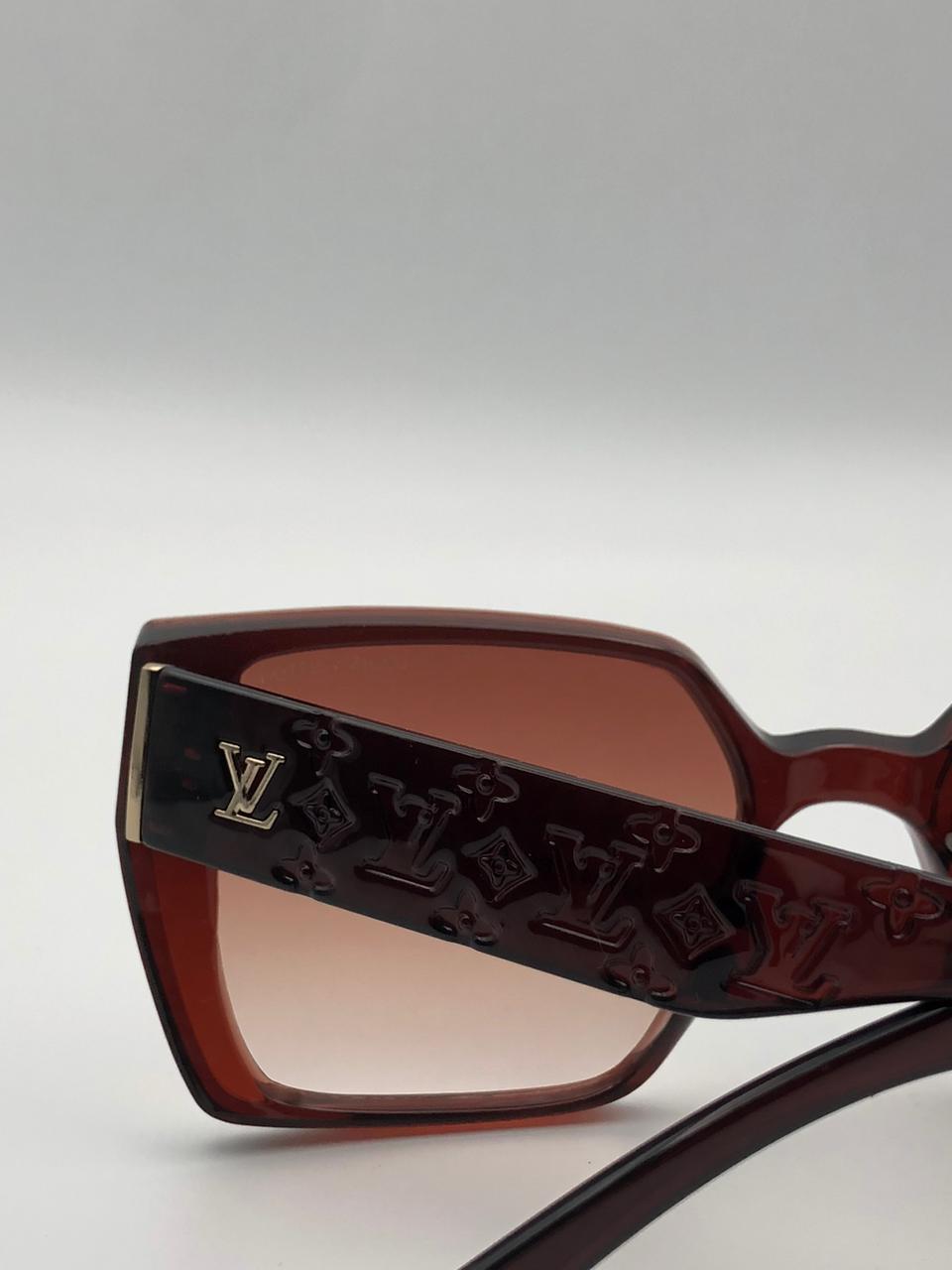 Louis Vuitton Brown Gradient LV Logo Sunglasses – A Grade Luxury Eyewear for Women ~ Elovris Italian Copy