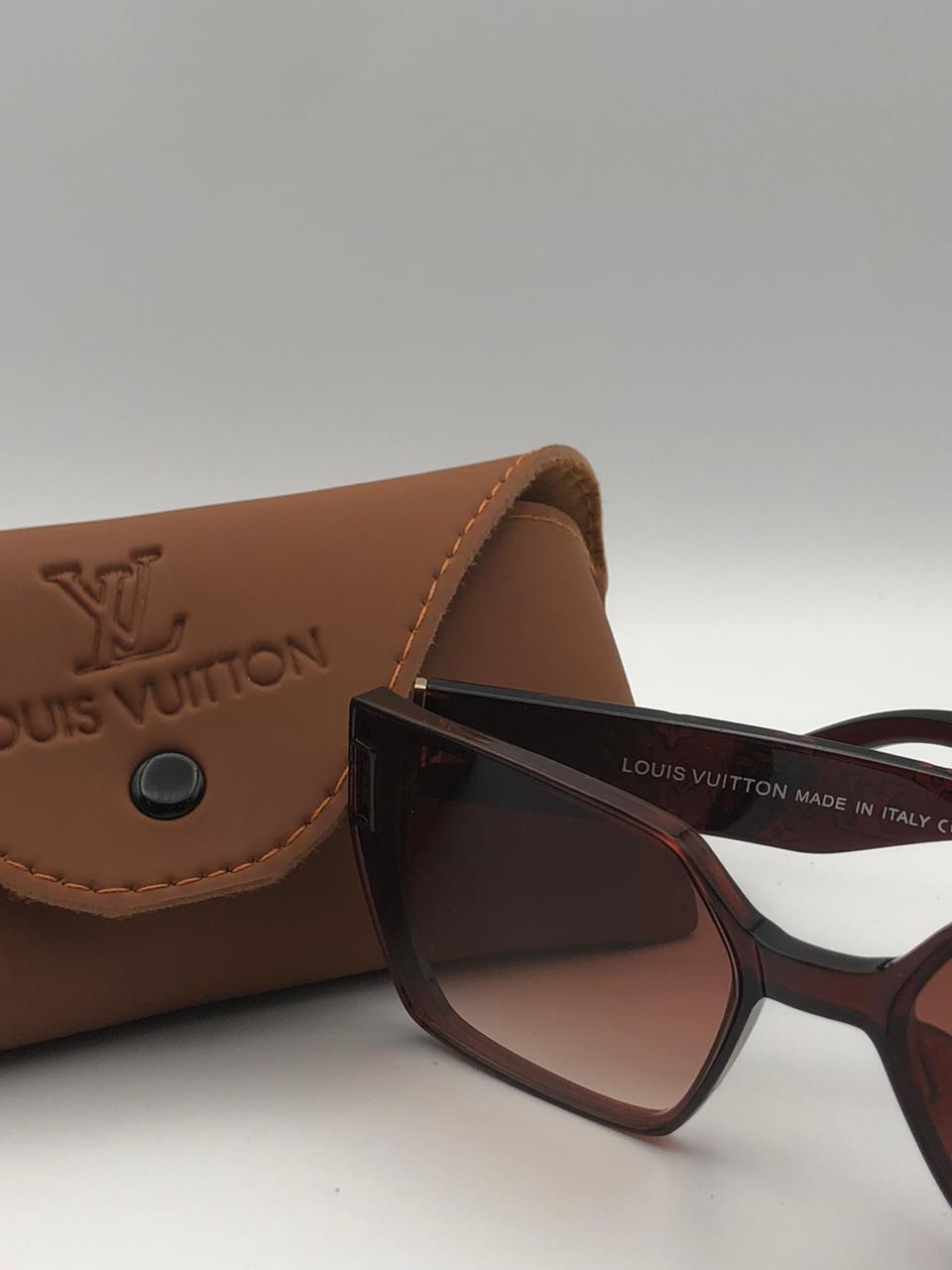 Louis Vuitton Brown Gradient LV Logo Sunglasses – A Grade Luxury Eyewear for Women ~ Elovris Italian Copy