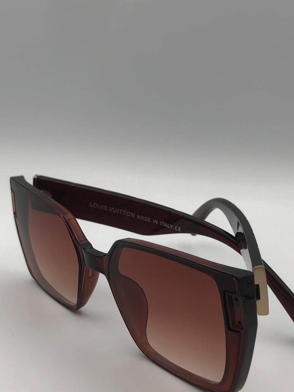 Louis Vuitton Brown Gradient LV Logo Sunglasses – A Grade Luxury Eyewear for Women ~ Elovris Italian Copy