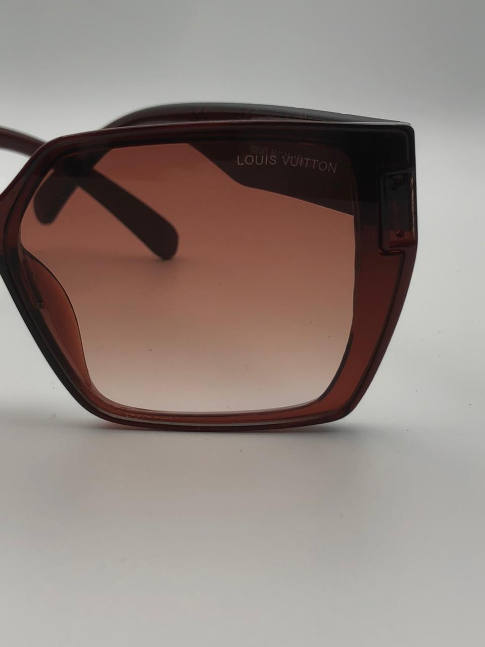 Louis Vuitton Brown Gradient LV Logo Sunglasses – A Grade Luxury Eyewear for Women ~ Elovris Italian Copy