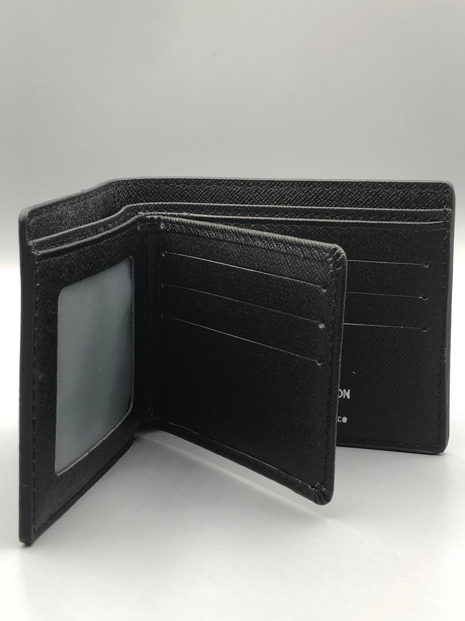 Elovris | Louis Vuitton Damier Graphite Black Wallet | Premium Leather AAA Super Clone – Élovris Job-Lotted Italian Crafted