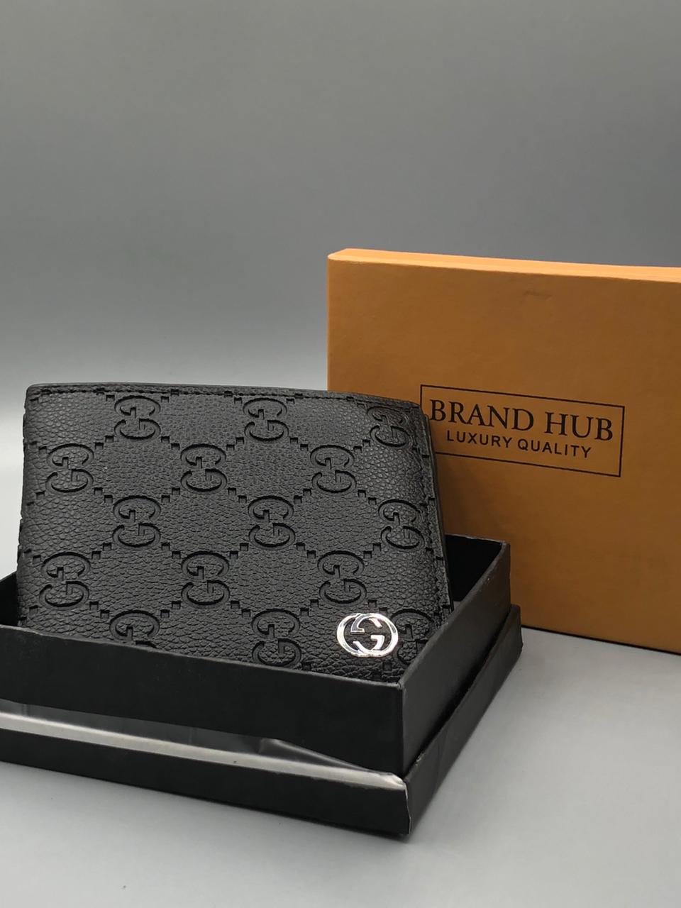 Elovris | Gucci Signature Premium Job-Lotted Leather Wallet for Men | Premium First Copy | Luxury Crafted | Élovris Luxury Wallets