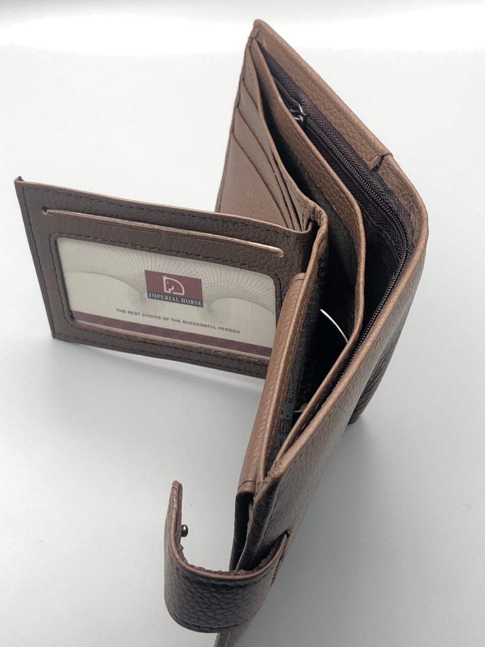 Elovris | Imperil Horse Premium Job-lotted Dark Brown Original leather Wallet | Élovris Luxury Wallets