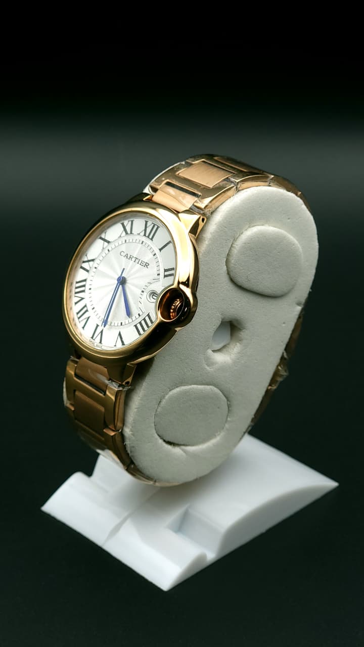 Elovris | Cartier Ballon Bleu de Cartier Gold-Tone Roman Dial | Élovris AAA+ Job-Lotted Replica – Same Like Original