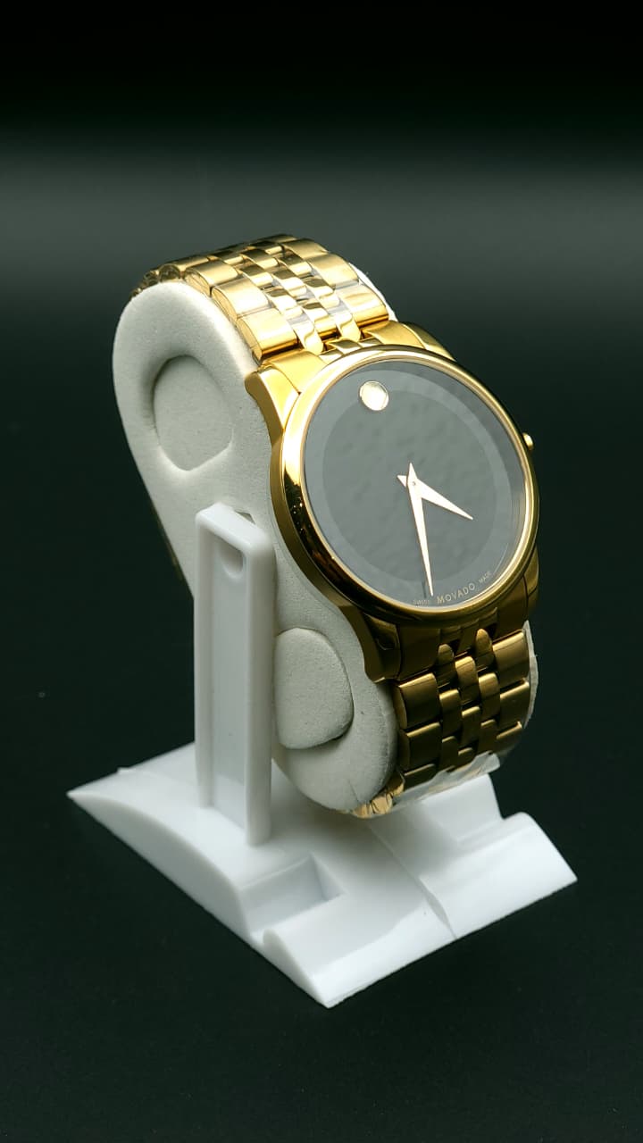 Elovris | Movado Museum Classic Men’s Watch Black Dial 38mm Jubilee Bracelet – AAA Job-Lotted Italian Replica | Élovris Premium Same-Like-Original Edition